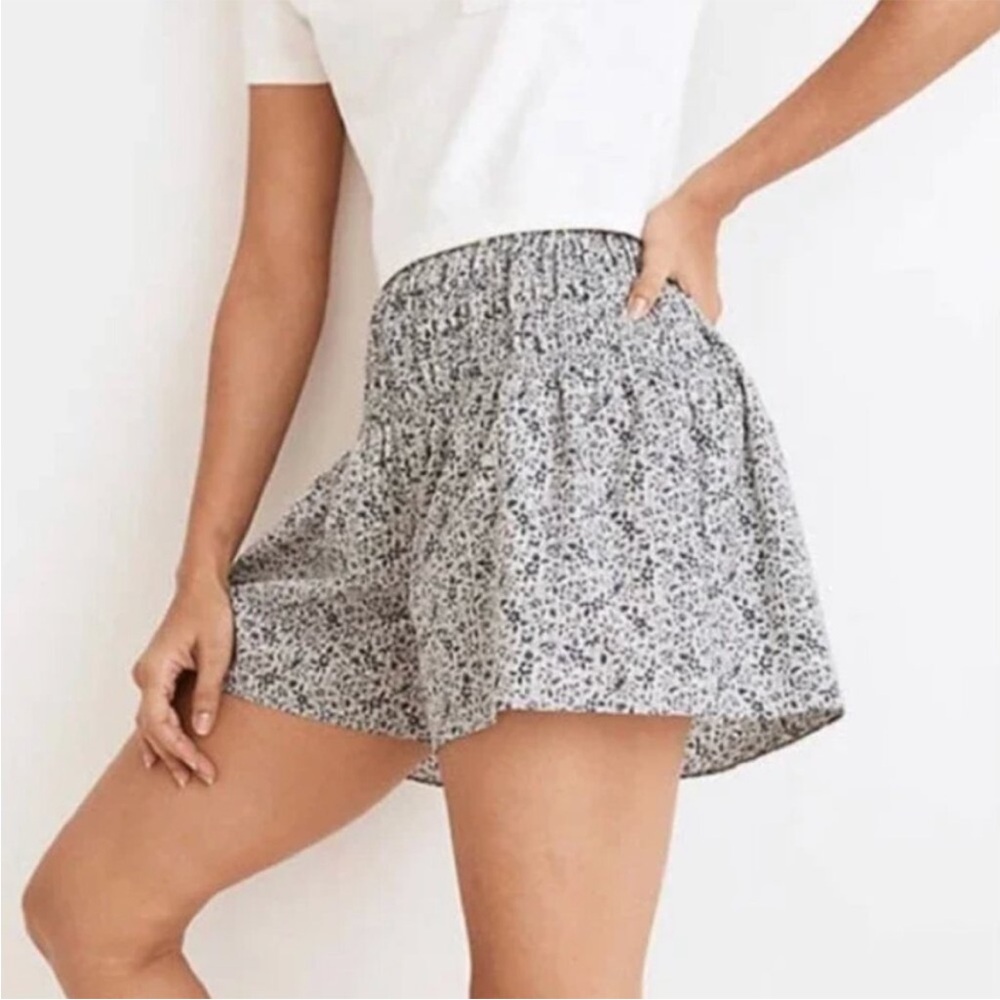 Madewell NWT Florentine Floral Smocked Shorts